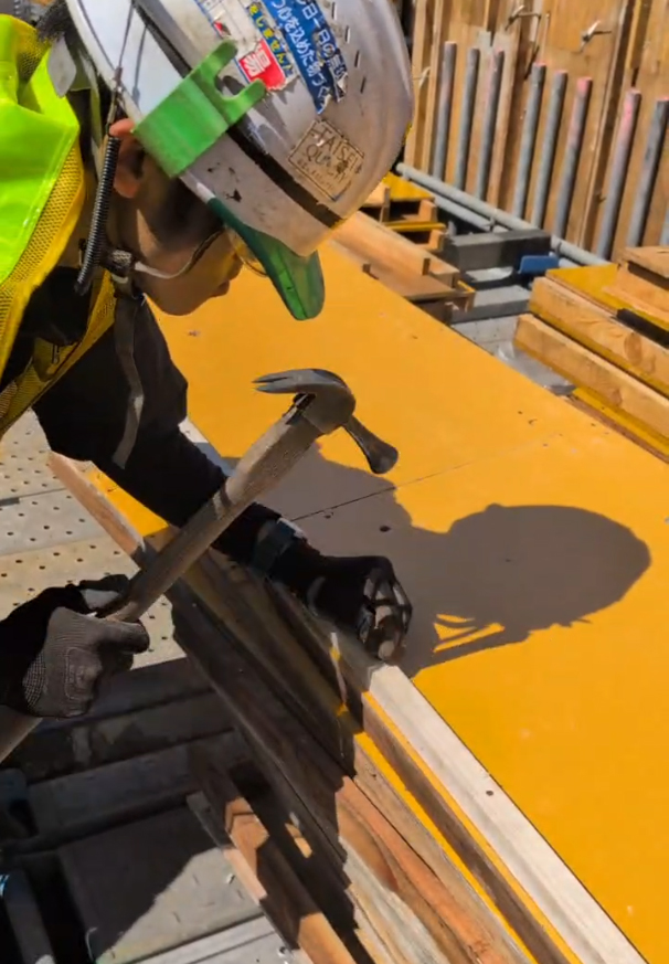 工事現場の安全確認